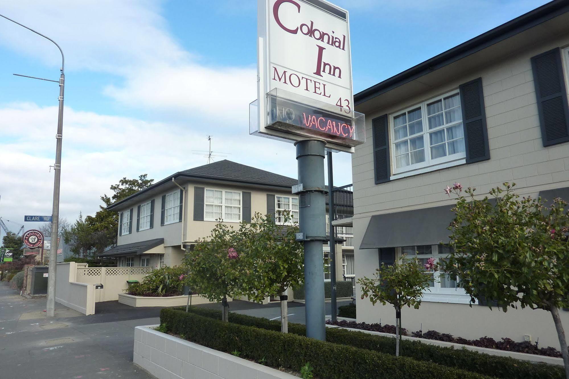 Colonial Inn Motel Christchurch Buitenkant foto